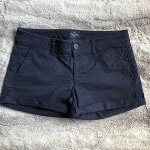 AE Stretch Navy Shorts